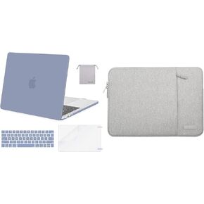 Moseso متوافق مع MacBook Pro 13 بوصة Case 2022-2016 A2338 M1 A2289 A2251 A2159 A1989 A1706 A1708 ، العلبة الصلبة البلاستيكية والكمال العمودي وحماية الشاشة والشروبية.