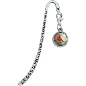 Cardinal Red Bird on Tree Branch Metal Locker Marker مع سحر