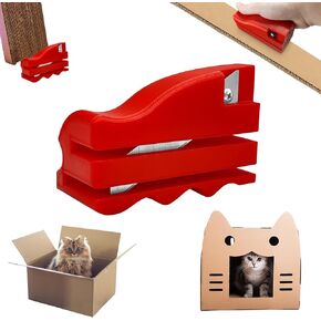 قاطع Mesen Cardboard لخدش القط ، قاطع صندوق من الورق المقوى ثلاثي الأبعاد ، خدش Cat Cat DIY ، أداة إعادة تدوير الورق المقوى المحمولة ، آلة قطع الورق المقوى لمحبي القط (صغيرة)