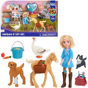 ما عليك سوى تشغيل Dreamworks Spirit Riding Free Abigail’s Vet ، 16 قطعة ، ألعاب Kids للأعمار 3 حتى