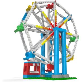 Fun Fair Ferris Wheel - 227 Pieces, Brick Building Set, Amusement Park Ride Model, Promotes STEM Learning