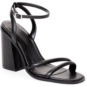 JustFab Lorelai Caged Camel Womens Heels - The Perfect Womens Shoes Dressy Casual Style, Open Toe Block Heel, Women's Summer Shoes Heels for Women - Womens Heel