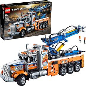 LEGO Technic Heavy-Duty Tower Truck 42128 مع مجموعة بناء طراز لعبة Crane ، سلسلة Engineering for Kids