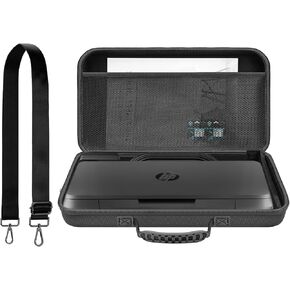 Hard Travel Case for HP OfficeJet 200 Portable Printer (CZ993A), Printer Storage Bag Organizer with Adjustable Shoulder Strap (Case Only)