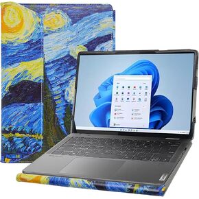 Alapmk Protective Case for Lenovo Yoga 9i 2-in-1 Aura Edition 14 Gen 10/Yoga 9 2-in-1 14ILL10/Yoga 7i 2-in-1 14 Gen 9/ThinkPad T14 Gen 5,Case for Acer Aspire 14 AI A14-52M,Case for HP mt645 G8,Starry