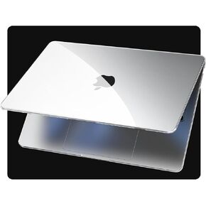 EooCoo [Ultra Thin Armor] Compatible with MacBook Air 13 inch M4 2025 2024-2022 M3 M2 A3240 A3113 A2681, [High Clear Classic Hard Case], Air 13.6" Protective Cover&Keyboard Skin, Crystal Transparent