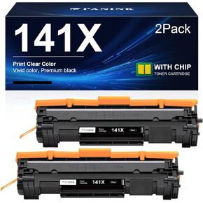 141X Toner Cartridge Replacement for HP 141X W1410X 141A W1410A Black Toner Cateridge Compatible with HP M110w MFP M140w M139w Printer (with Chip)