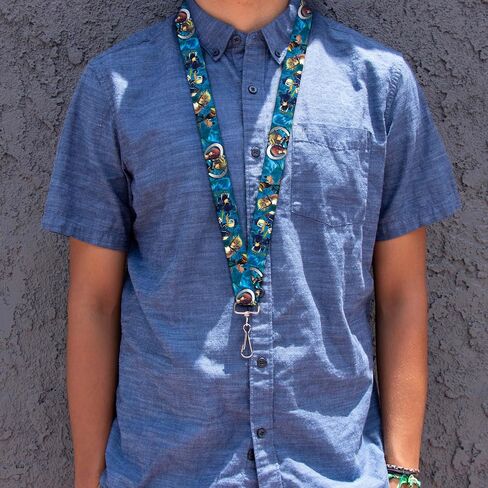 Buckle Down Lanyard-1.0-Kingdom Hearts 6-Character Pose2/turquoise B in Saudi Arabia