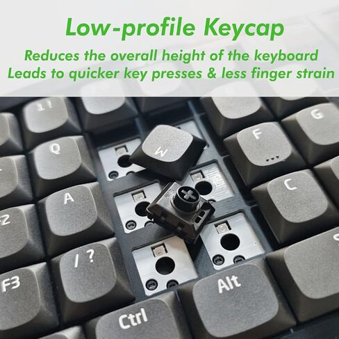 07Israfel 50% Ergo-Split Low-Profile Mechanical Keyboard, 56-Key Ortho, Lego-Compatible Case, Wired, Linear Switch, Gasket Mount, Hot-Swappable, RGB, QMK, Vial for Win/Mac, Full Kit, White in Kuwait