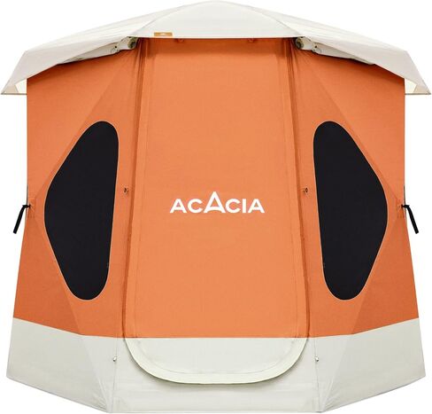 ACACIA Space Tent XL, 4 to 6 Person Spacious Large Camping Tent with 2 Doors and 8 Windows, Waterproof Windproof Portable Easy Setup Hub Tent with Footprint for Family Camping, Hiking, Purple Agate in Saudi Arabia