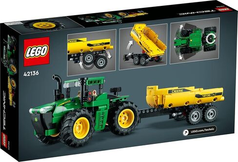 LEGO Technic John Deere 9620R 4WD TOY 42136 BUILDING TOY - نموذج قابل للتحصيل مع مقطورة ، يضم تفاصيل واقعية ، لعبة مزرعة البناء للأطفال الذين تتراوح أعمارهم بين 8 سنوات in Kuwait