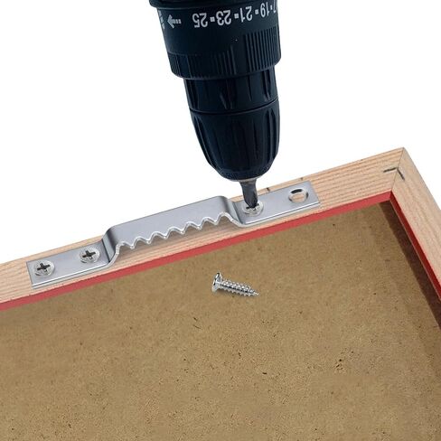 Sawtooth Picture Hangers Heavy Duty - Supports 144 lbs, 15 Pack Large Sawtooth Hangers with Screws, for Hanging Heavy Photos Frame Paintings Decorations in Saudi Arabia