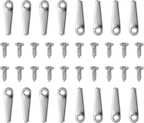 HARFINGTON 100PCS إطار الصورة الدعم مقاطع الأجهزة مع 100pcs براغي الصورة إطار تشغيل زر الدوران مقاطع الدعم لالتقاط الصور المعلقة ، أسود in Saudi Arabia