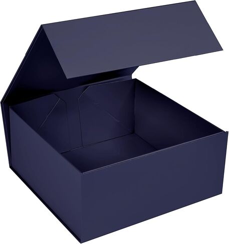 Cecobox - صناديق هدايا مع أغطية للهدايا 6 "x6" x2.75 " - صندوق هدايا مغناطيسي غير قابلة للطي - عطلات العريس وصيفات الشرف ، الزفاف ، العلاقات العامة ، أعياد الميلاد ، العطلات in Kuwait