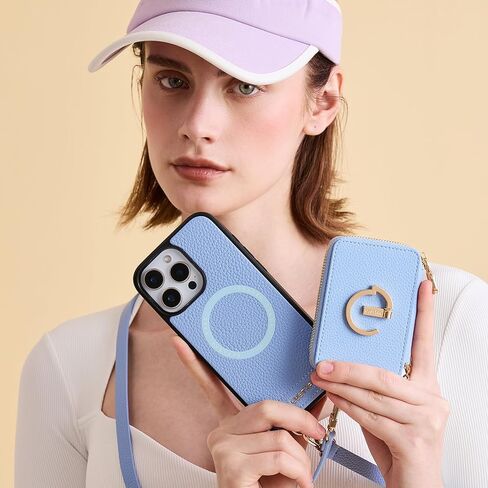 Custype for iPhone 16 Pro Wallet Case لـ Magsafe ، حقيبة الهاتف المغناطيسية القابلة للفصل in Kuwait