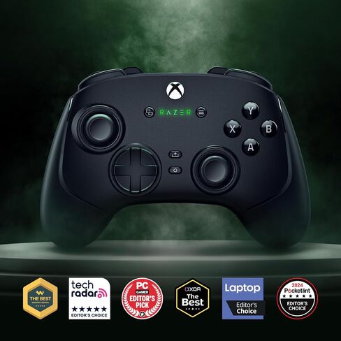Razer Wolverine V3 Pro Wireless Gaming Controller: Licensed for Xbox Series X|S, Xbox One, Windows PC - 6 Remappable Buttons - Fast Triggers - Customizable Thumbsticks - Wired Tournament Mode - White in Saudi Arabia