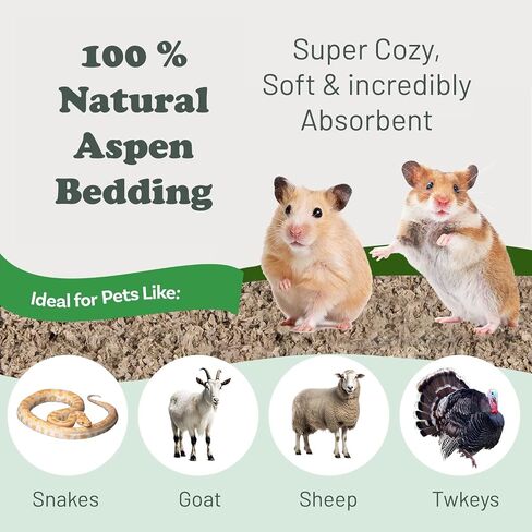 Greaton, Premium Natural Pine Animal Bedding – Dust-Free, Soft Shavings, Kiln-Dried & Heat-Treated for Indoor and Outdoor Pets in Saudi Arabia
