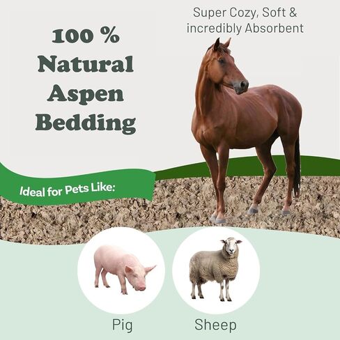 Greaton, Premium Natural Pine Animal Bedding – Dust-Free, Soft Shavings, Kiln-Dried & Heat-Treated for Indoor and Outdoor Pets in Saudi Arabia