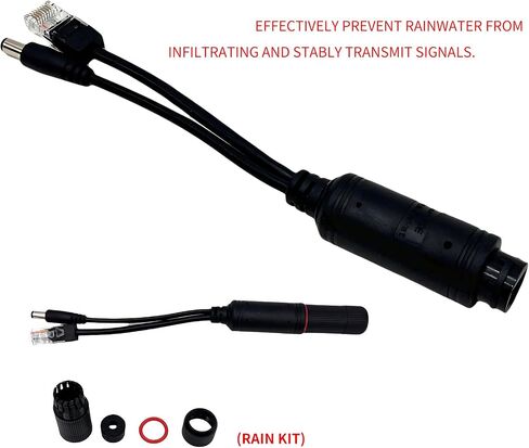 PoE 48V to 12V IEEE 802.3af PoE Splitter for IP Cameras, Media Players, Speakers,3 Pack in Kuwait