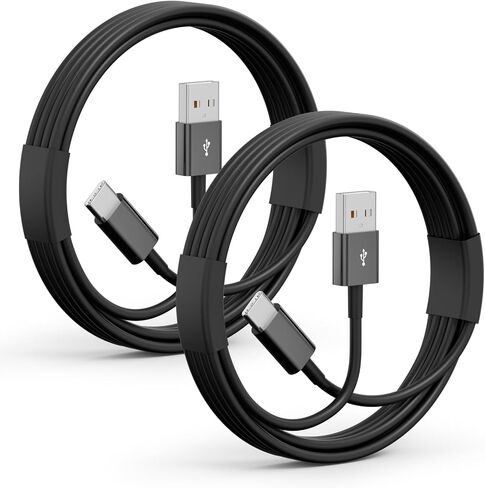 Car Carplay Cable for iPhone 16 15/16 15Pro/16 15Pro Max/16 15Plus, USB A to USB C Cable for iPad Pro 13/12.9/11 inch/Air 5/4th/Mini, 2Pack Car Charger Fast Charging Carplay USB C Cord (White-3FT) in Kuwait