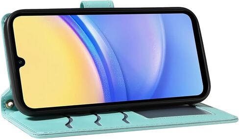 علبة الهاتف ASUWISH لـ Samsung Galaxy A15 5G/4G Wallet Wallet مع حامي الشاشة الزجاجية المقسى وحزام حبل الشبل الحزام in Saudi Arabia