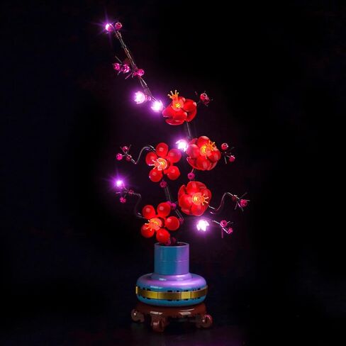 Upgraded Led Light Kit Compatible with Lego Icons Plum Blossom Building Set, Lights Decoration Compatible with Lego 10369 (Model Not Included) in Saudi Arabia