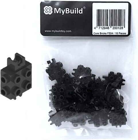 MyBuild Bricks Creative Building Bricks F504 - Build Mech Section, Toy Building Block Spare Parts Socket and Clip 18 Pieces in Saudi Arabia