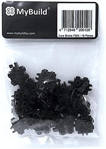 MyBuild Bricks Creative Building Bricks F504 - Build Mech Section, Toy Building Block Spare Parts Socket and Clip 18 Pieces in Saudi Arabia