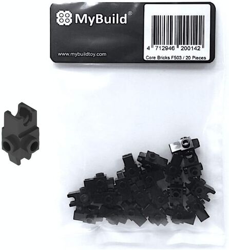 MyBuild Bricks Creative Building Bricks F504 - Build Mech Section, Toy Building Block Spare Parts Socket and Clip 18 Pieces in Saudi Arabia