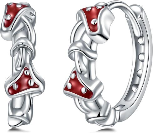 MONGAS Pumpkin Earrings Sterling Silver Ghost Huggie Hoop Earrings Pumpkin Halloween Jewelry for Women in Kuwait