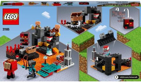 LEGO® Minecraft® The Nether Bastion 21185 Building Kit; Explosive Battle-Action Toy;for Kids Aged 8+ in Saudi Arabia