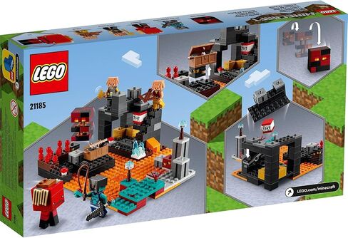 LEGO® Minecraft® The Nether Bastion 21185 Building Kit; Explosive Battle-Action Toy;for Kids Aged 8+ in Saudi Arabia