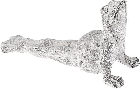 Sumnacon Cast Iron Door Stop - Heavy Duty Rustic Door Stopper Avoid Drilling Hole, Vintage Metal Door Wedge on Floor Surface for Home Office Commercial Industrial Dachshund,Retro White in Kuwait