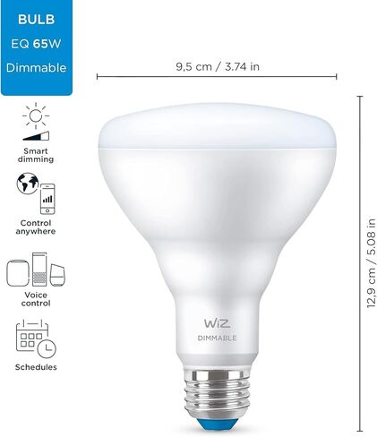 WiZ Connected 2pk A19 Dimmable Daylight in Kuwait