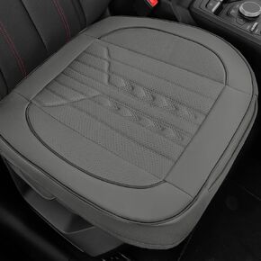 2 Pack Leather Front Car Seat Covers, Bottom Seat Covers for Cars, Anti-Slip, Waterproof, Full Wrap Protection with Storage Pocket for Bottom Seat Cover, Universal Fit for 95% of Vehicles