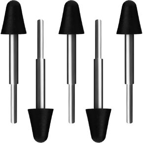 v-pen stylus paper paper pen action-قلم رقمي قابل لإعادة الشحن مع ممحاة ، 4096 حساسية الضغط ، USI 2.0 ، الميل ، رفض النخيل ، طرف إضافي ، شحن USB-C سريع ، أسود