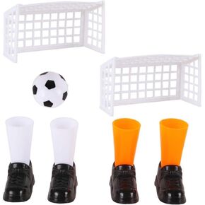 1 مجموعة من لعبة كرة القدم في لعبة Finger Finger Match Match Funder Finger Table Game مع هدفين لمشجعي Party Party Football Compact و Lightweight Products واللعب في الهواء الطلق