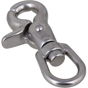 CNBTR Spring Fastener دوارة العين جراد البحر مشابك كليب سيفر الفضة 304 الفولاذ المقاوم للصدأ
