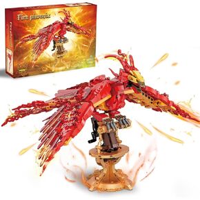 WINNER SPACE Medieval Dragons Castle Building Sets, Guarding Dice Tower Kits, Red Dragon Medieval Castle Sets Toys for Ages 8-13, Dragon Model Decor, Idea Gifts for Boys, Kids, Adult Fans (927 Pcs)
