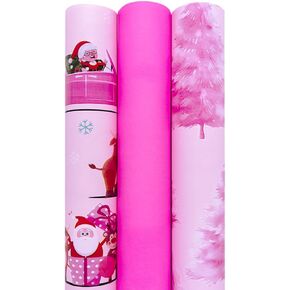 Fwylsy Red Kraft Wrapp Wrappe Paper Jumbo Roll - 30 inch × 32 قدمًا - مثالي لعيد الميلاد ، حفلات الزفاف ، عيد ميلاد ، حفلة ، دش الطفل ، عطلة