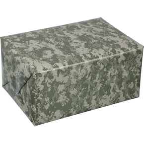 CleverDelights Green Digital Camo Wrapping Paper - 30 "× 30 قدمًا لفة - 75 قدم مربع - ورقة لف هدايا ممولة مميزة