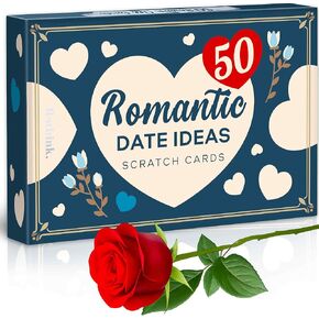 Quokka 50 Date Night Ideas-50 Gifts Romans-Off Romanting زوجين-لعبة الأزواج الفريدة لتعزيز الاتصال ، وجعل كل أسبوع مغامرة-حفل زفاف عيد ميلاد له (مجموعة 1)