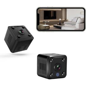 Hidden Cameras - Spy Camera - Nanny Cam - Best Mini Camera - Small WiFi Wireless Pet Cameras -1080P HD Security Camera - Surveillance Camera with Motion Detection and Night Vision for Home Security