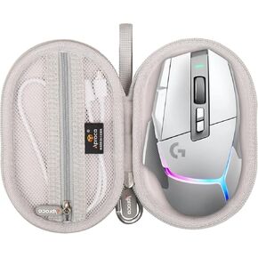 Aproca Black Portable Hard Storage Case, for Logitech G502 X Plus Lightspeed Wireless Optical Mouse