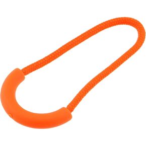 Coshar 10pcs Zipper Pull Ring Ring Kit Zipper Extension u Shape Shape shipper tab cord تسحب حقيبة الظهر ، حقائب اليد ، السترات ، الملابس ، مشاريع الخياطة (Orange)
