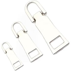 3pcs sliver shipper pull reply repair Zipper repair ، tab slider slider Zipper ، for stack stack stack acp stack acp (s ، l ، m) ، الحرف اليدوية والخياطة