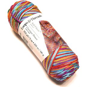 Soft Classic Multi Ombre Yarn by Loops & Threads - 252 Yards - Fiesta