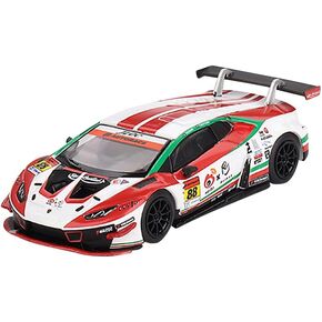 Lambo Huracan GT3 Evo #88 Takashi Kogure - Yuya Motojima Weibo Priminz - Jloc Super GT Series (2022) Limited Edition 1/64 Diecast Model Car by True Scale Miniatures Mgt00572