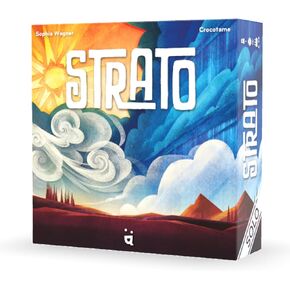 لعبة Strato Card - إتقان الطقس في لعبة Brainteaser هذه العائلية الممتعة للأطفال والكبار ، الذين تتراوح أعمارهم بين 8 إلى 4 لاعبين ، و 15 دقيقة.