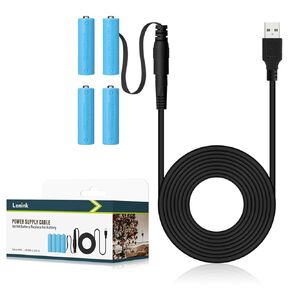 Lenink Power Supply Cable for AA Battery,Replace AA Battery